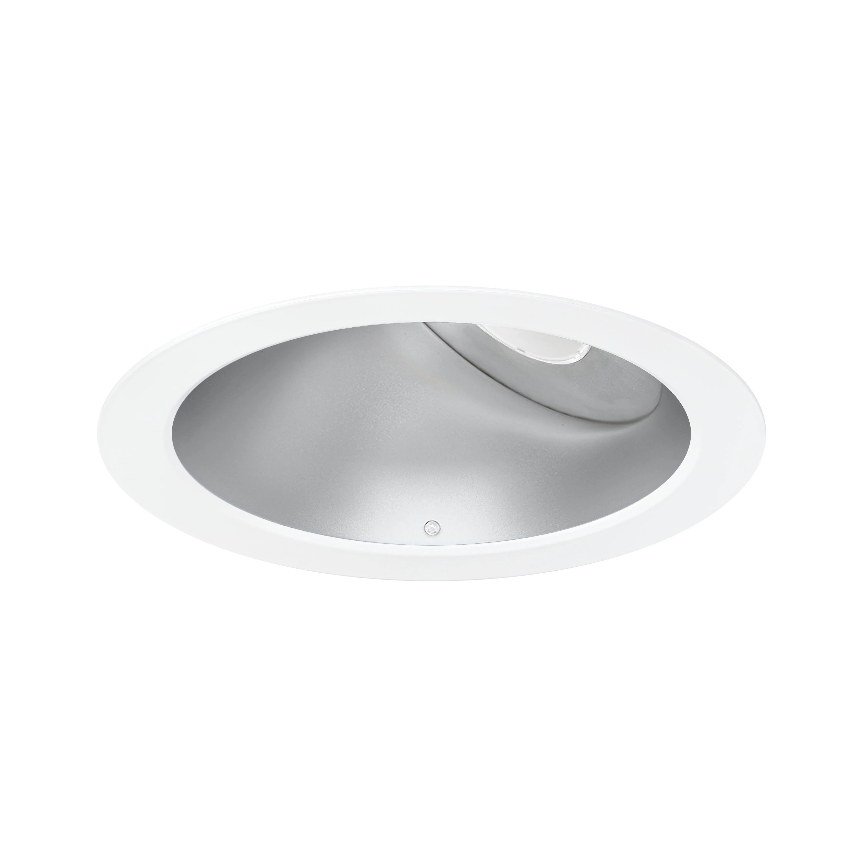 Aspect asymmetric LED wall wash downlight on a clean white background