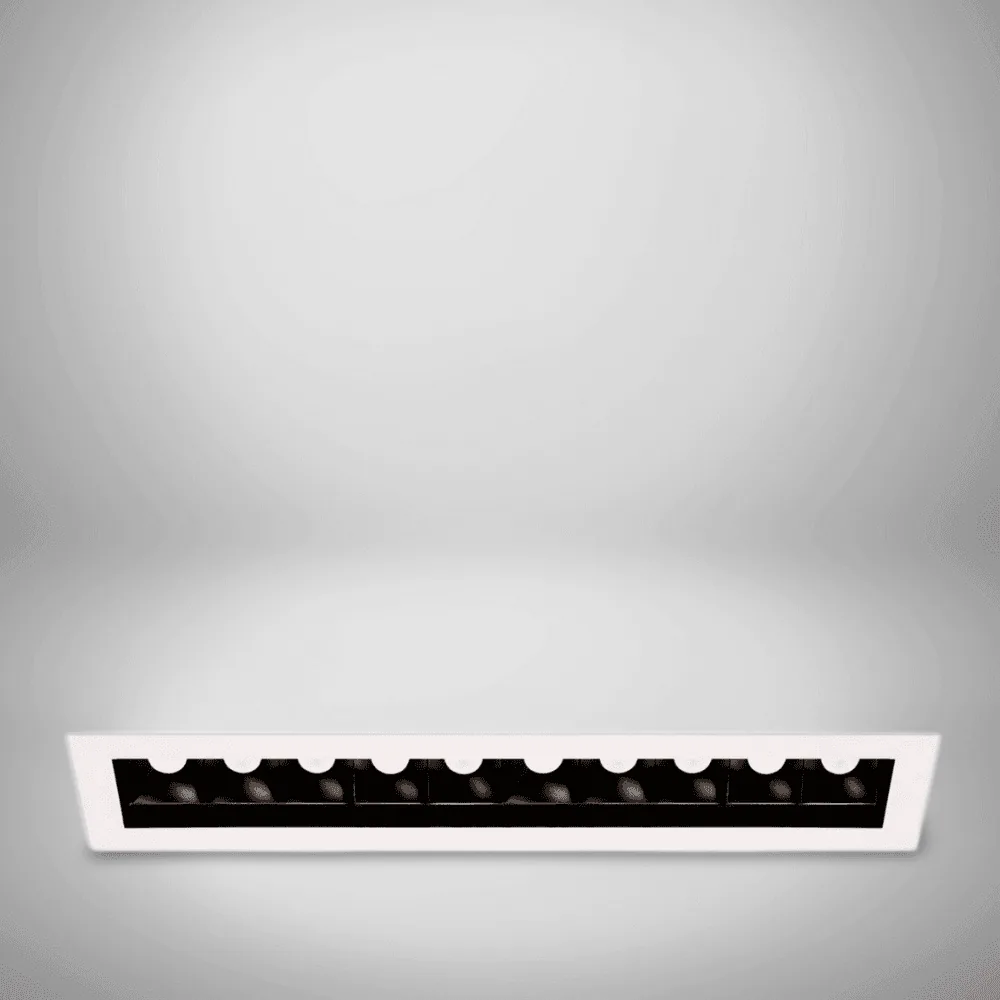 Arc adjustable linear downlight for the /NB narrow beam option
