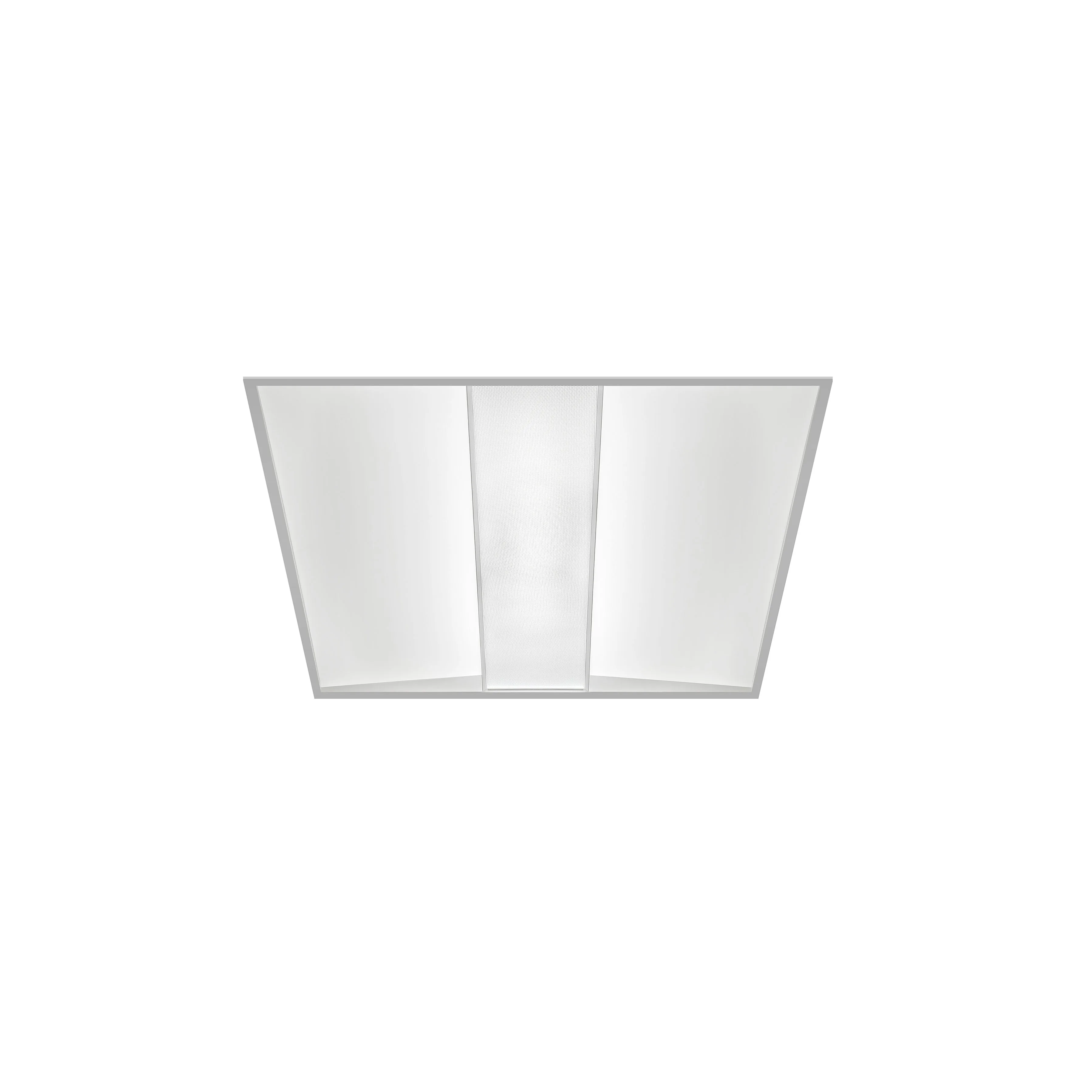 Luminate low-glare 600×600 LED panel on a high-resolution white background