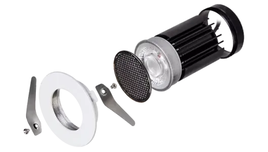 Miro beam and optic exploded reference