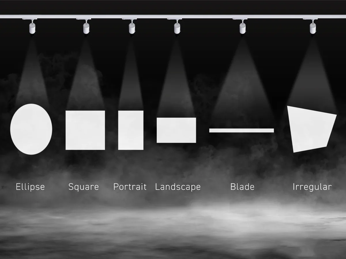 Shaper Track beam shaping and aperture reference