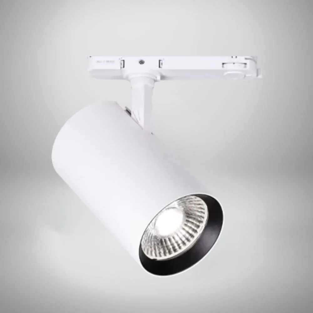 Vantage architectural LED track spotlight on a clean white background