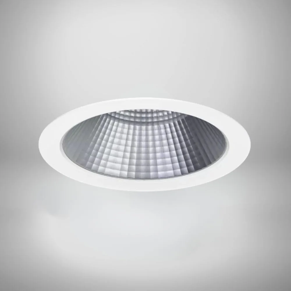Void ultra-shallow recessed downlight body and trim view