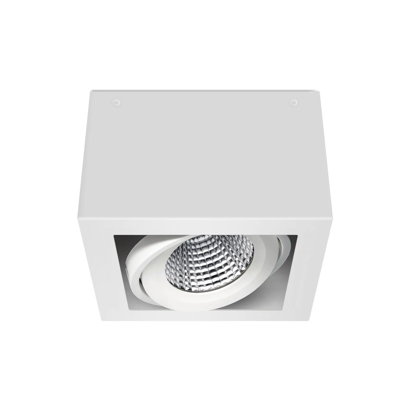 Align adjustable surface-mounted LED framelight on a high-resolution white background