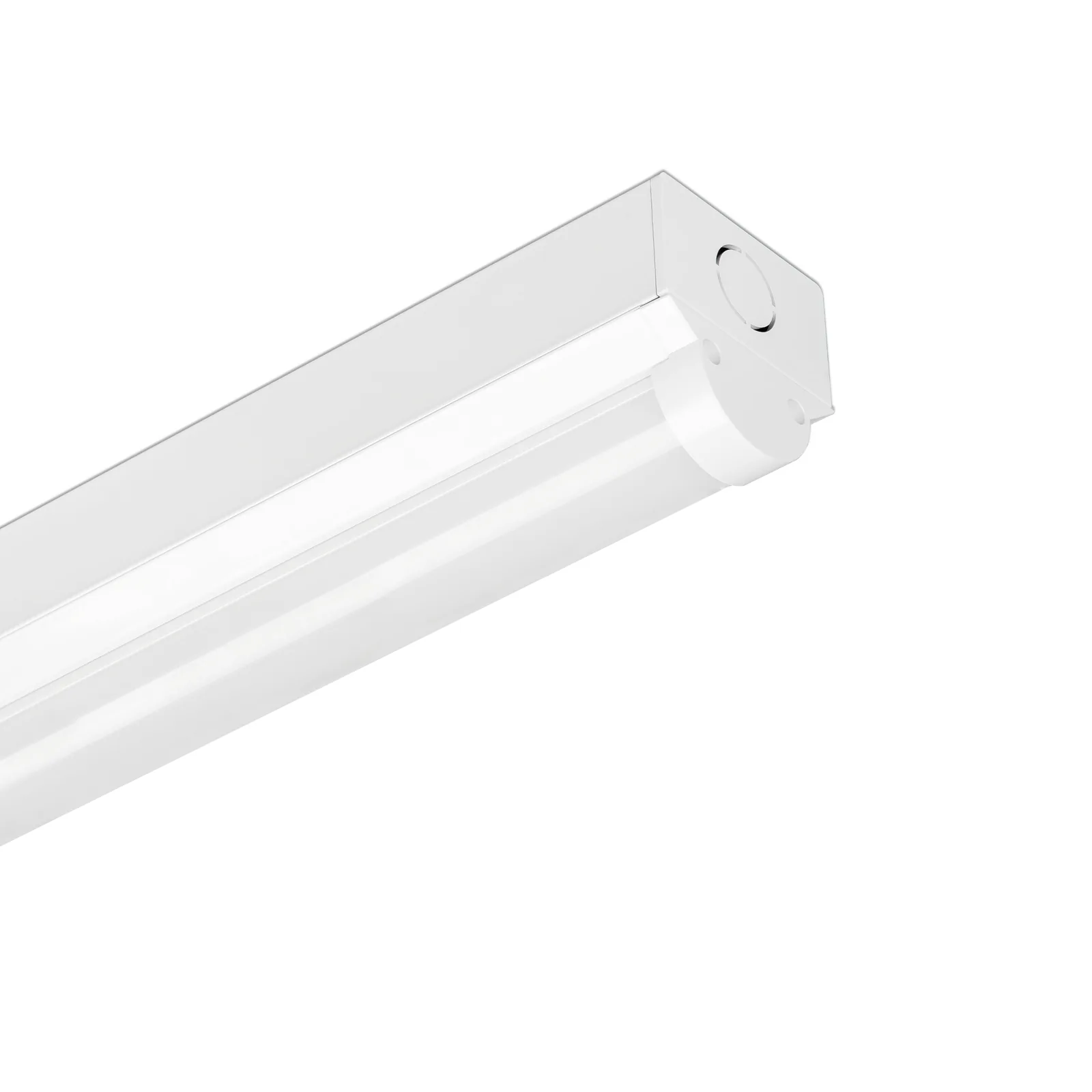 Glide high-efficacy 4ft commercial LED batten on a high-resolution white background