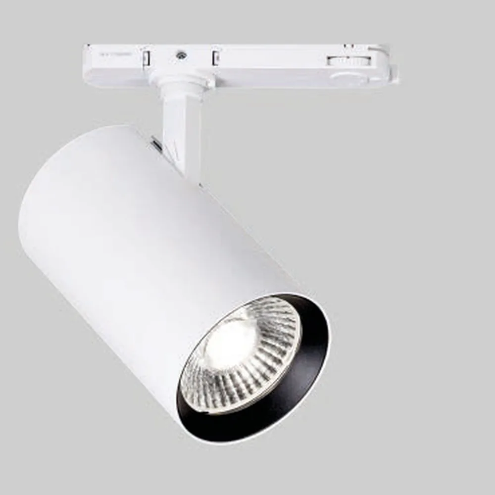 Iris Track adjustable zoom LED track spotlight in white