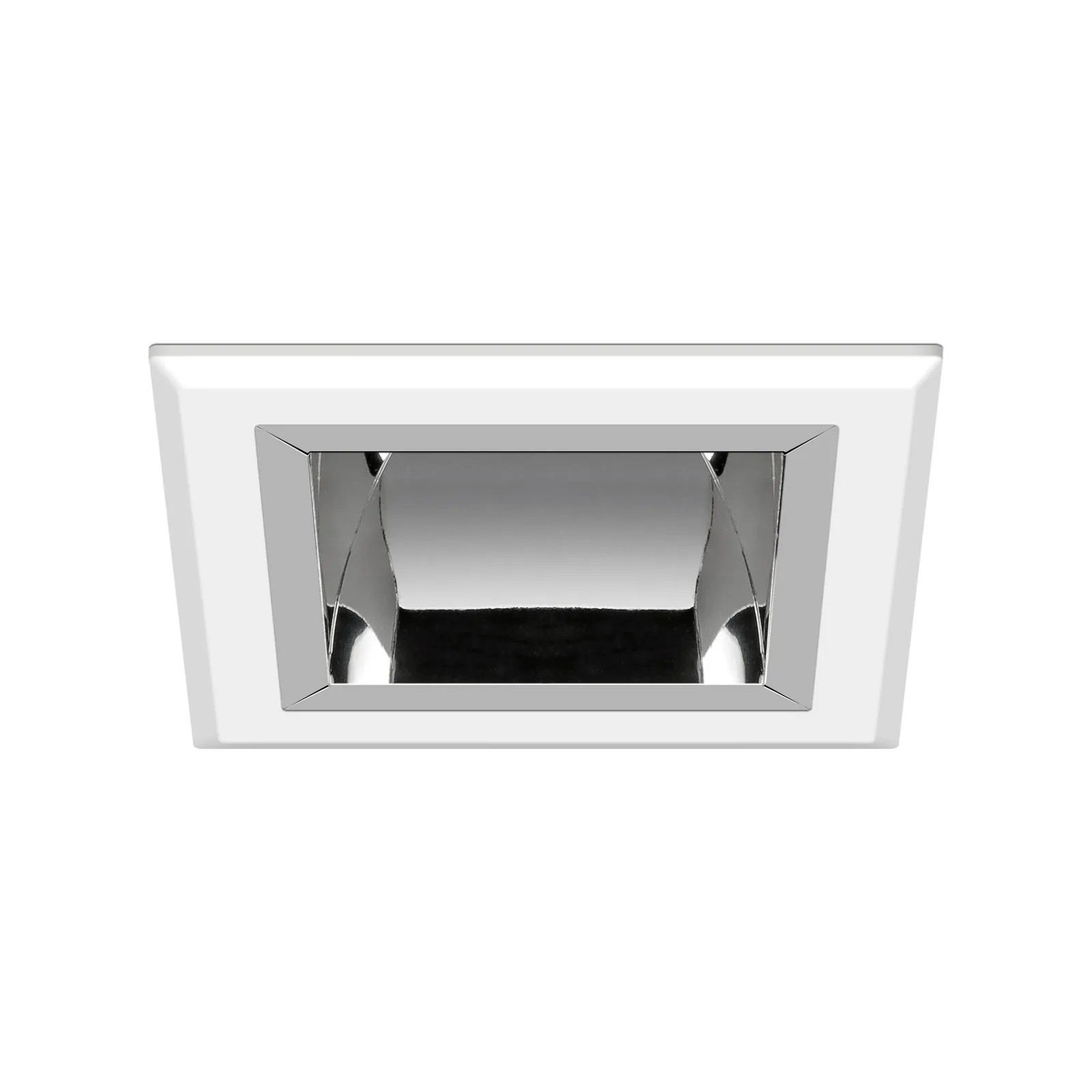 Opti square recessed LED downlight on a clean white background