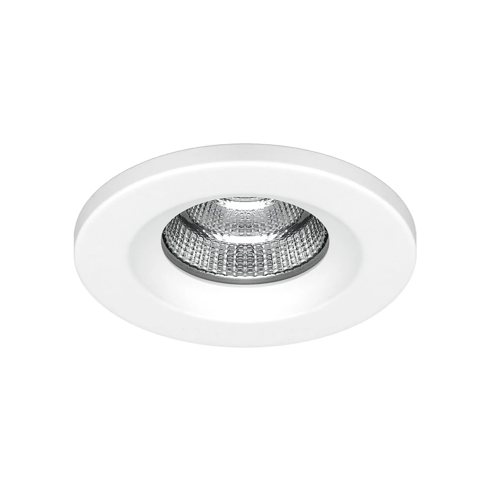 Protec IP65 protected LED downlight on a high-resolution white background