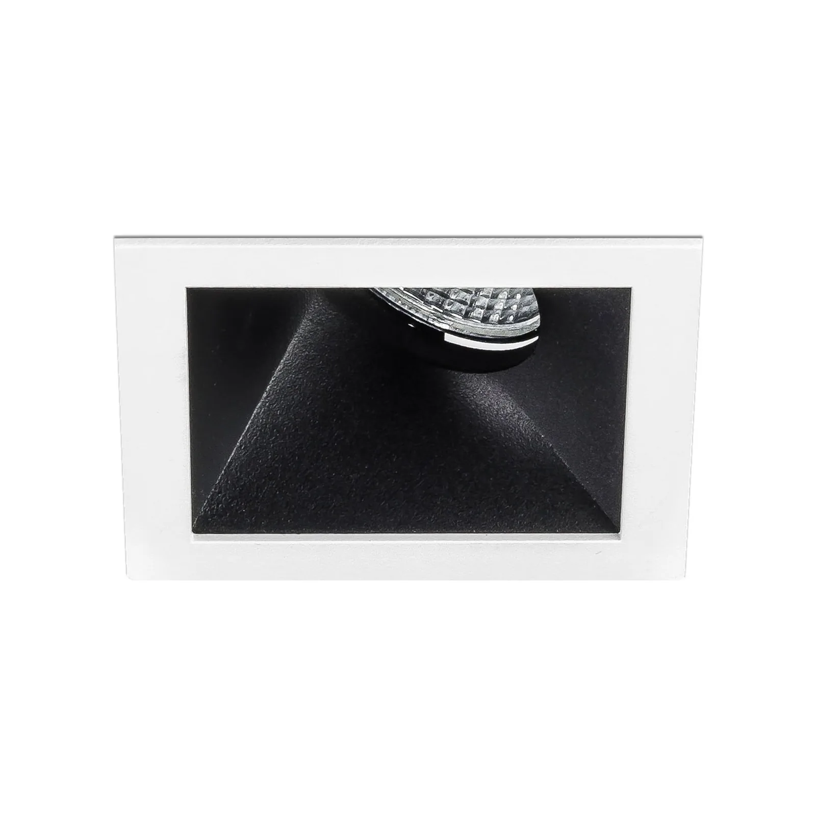 Wave asymmetric LED wall washer on a clean white background