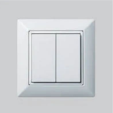 Wireless Casambi twin wall switch BTWS002
