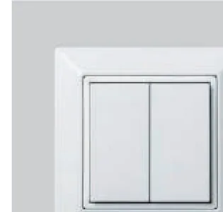 Wireless Casambi twin wall switch BTWS002