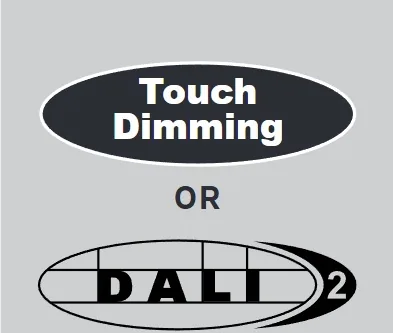 Touch dimming or DALI control gear /T+DALI