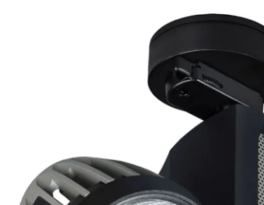 Surface mounting pattress - Black 9000/BP/D/B
