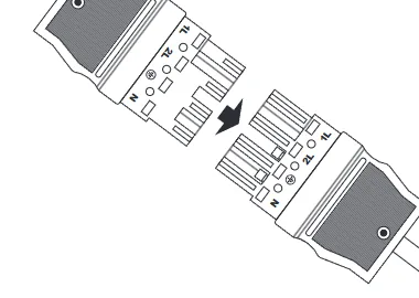 Custom configuration Plug and socket arrangement