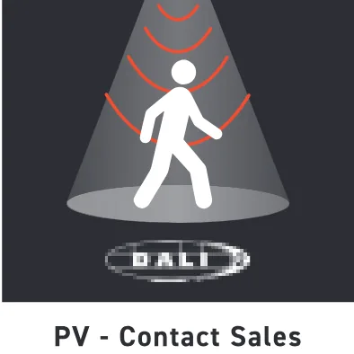 Uni-Fit integral DALI microwave sensor custom configuration reference