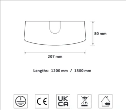 Uni-Fit technical drawing and dimensional reference