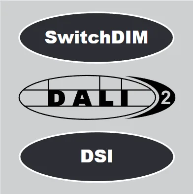 DALI, SwitchDIM or DSI option /ECO
