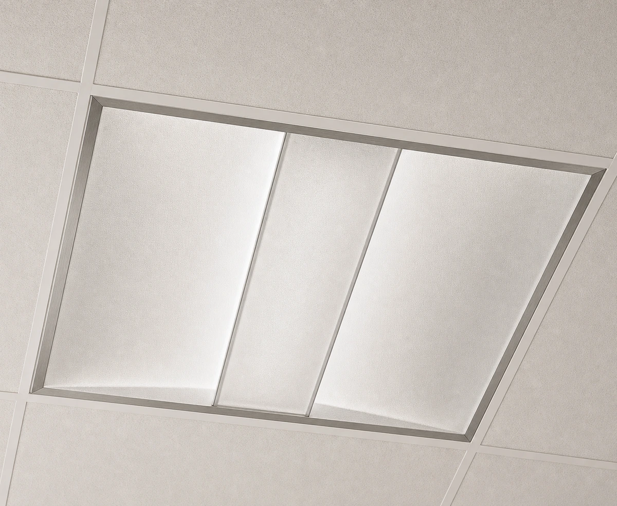Luminate shown in a commercial lighting application