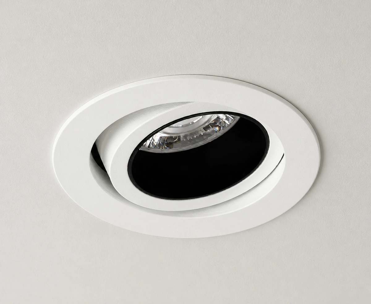 Prism shown in a commercial lighting application