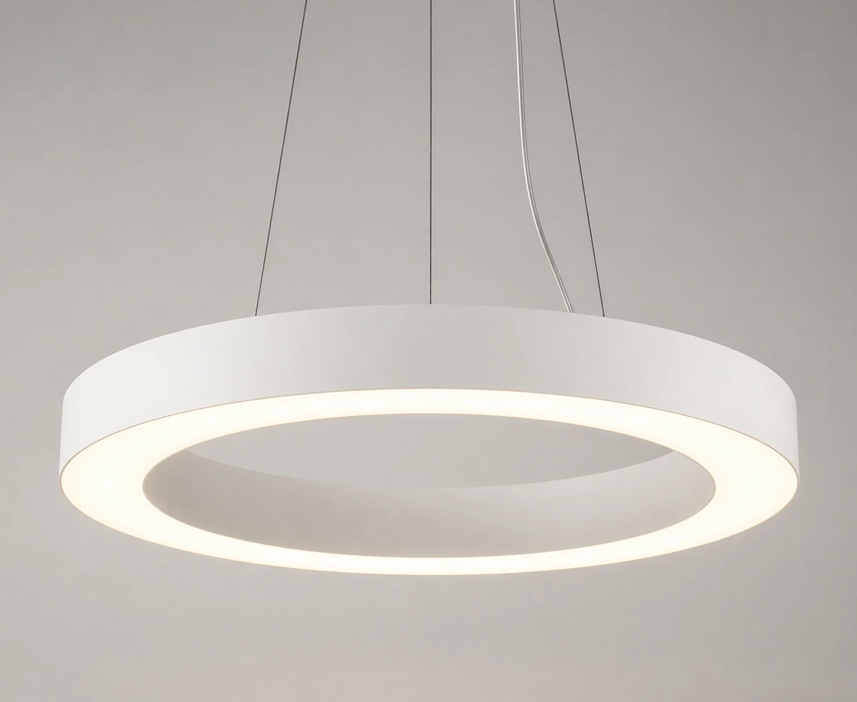 Solace circular pendant LED luminaire