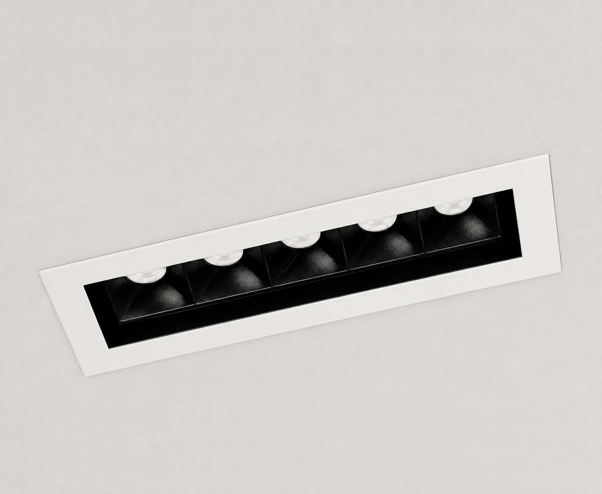 Arc shown in a commercial lighting application