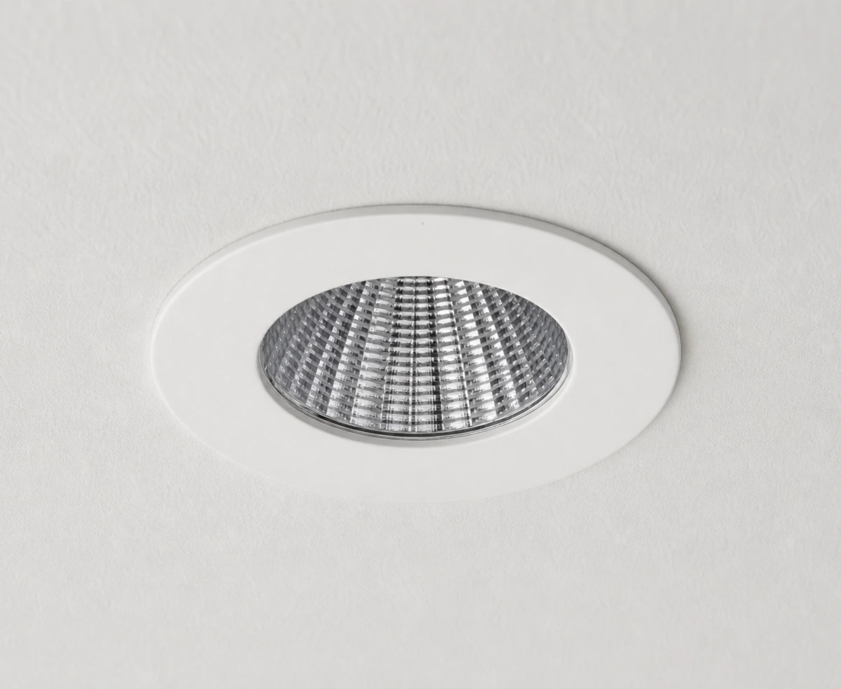 Glow shown in a commercial lighting application