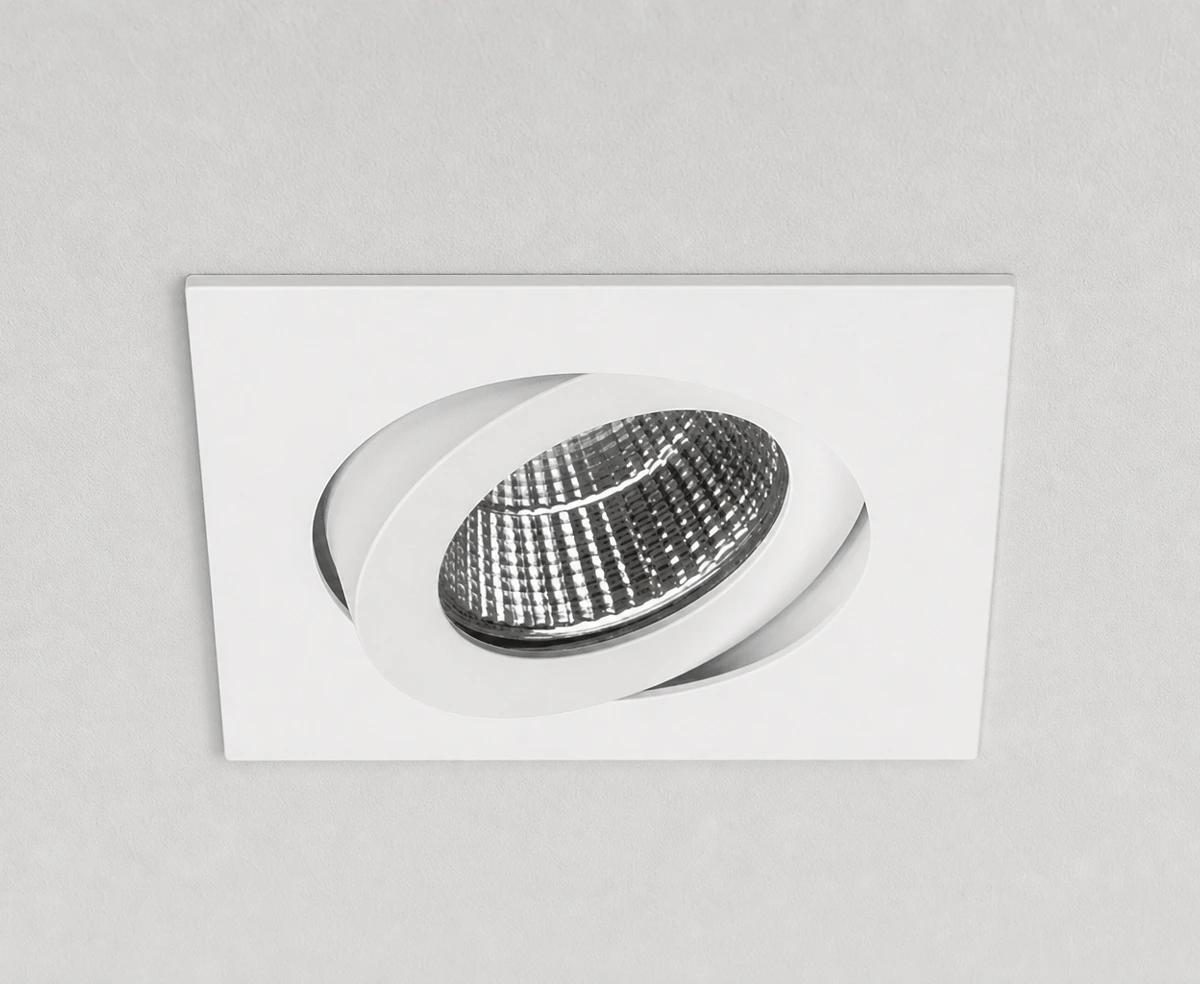 Quadra shown in a commercial lighting application
