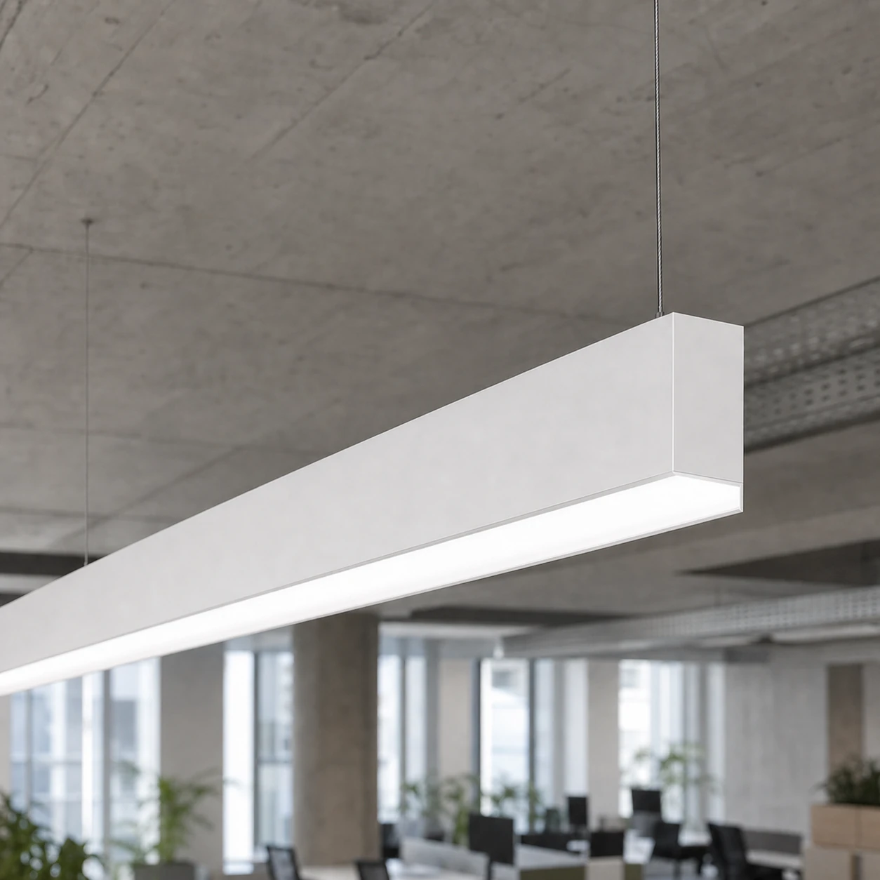 Lumenline continuous linear lighting blank sections