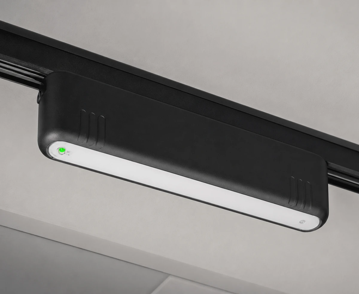 Safe Emergency shown in a commercial lighting application