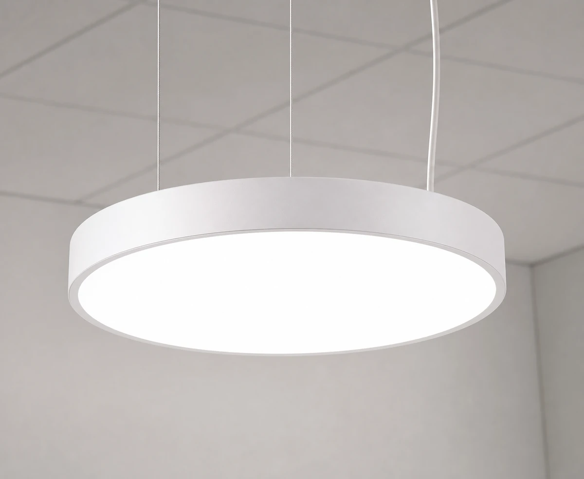 Radiant ring LED pendant light