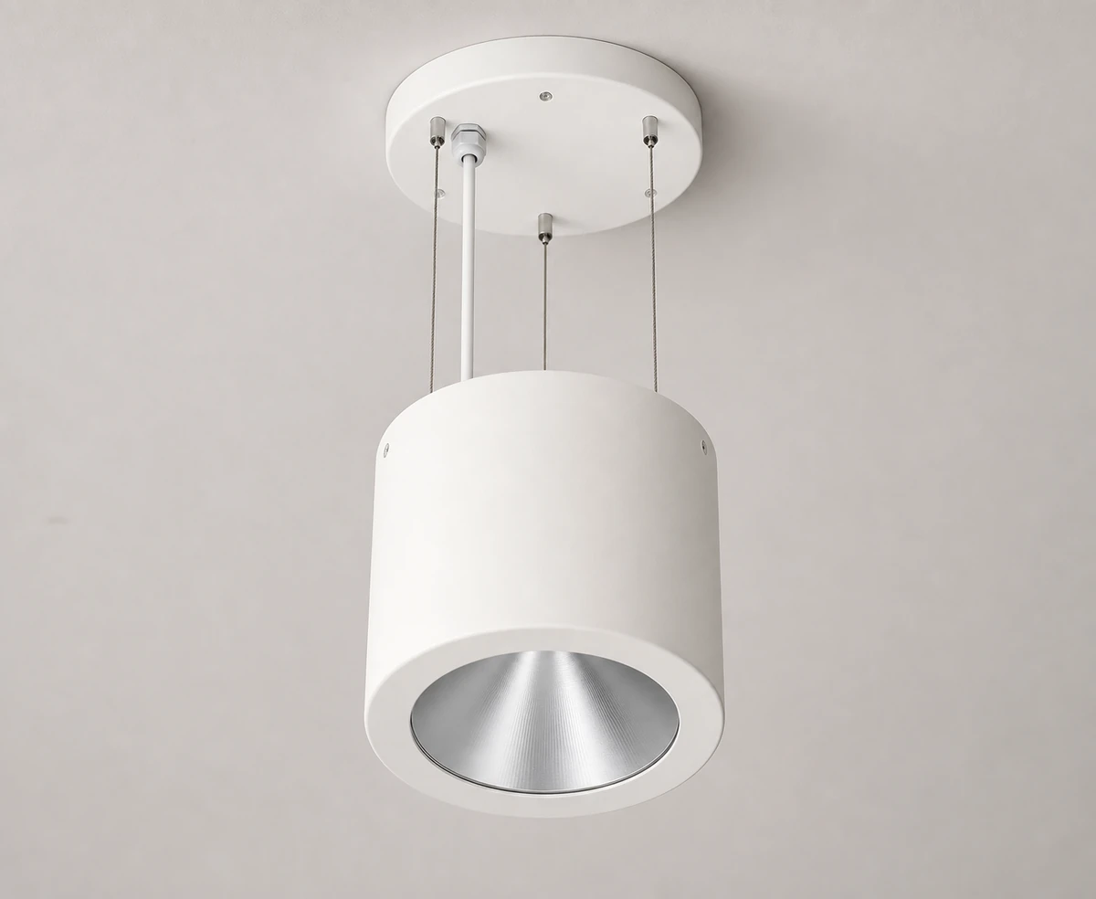 Suspend-Pro shown in a commercial lighting application