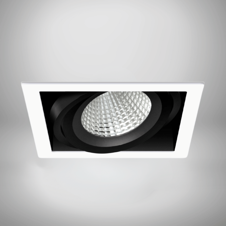 Frame 121 single led downlight square