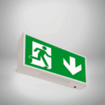 Mark 005 Durable Satin Aluminum LED Exit Indicator