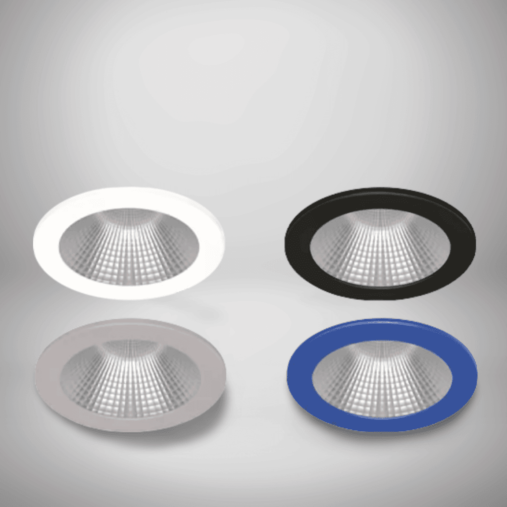 Vero 10 LED Downlight colour finishes