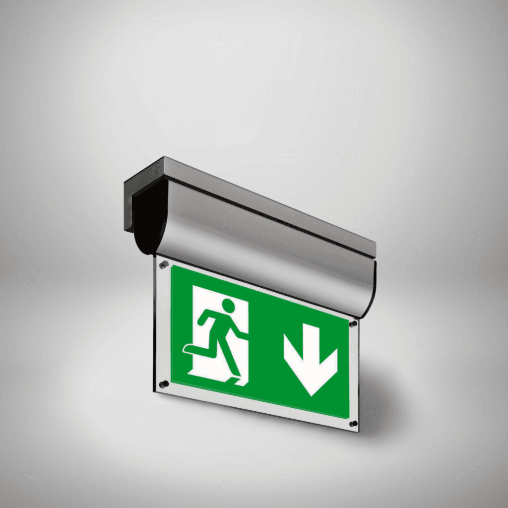 ExitWay 002 Emergency Exit Sign wide