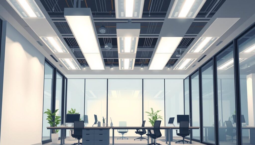 Energy-efficient office luminaires