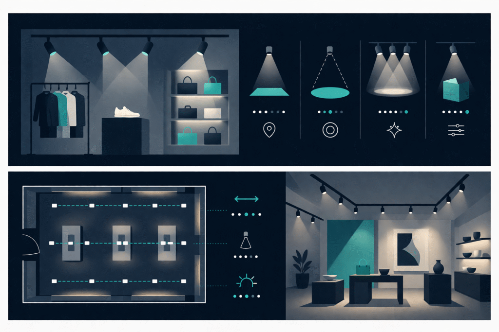 Track Lighting Layout Ideas for Retail and Commercial Spaces