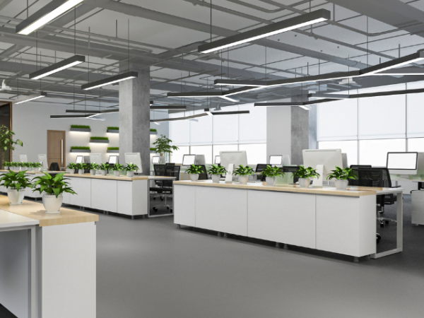 energy efficient lighting for UK offices